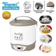 TOYOMI Baby Rice  / Porridge / Multi Cooker S.S Pot 0.6L [Model: RC 616] - 1 Year Warranty