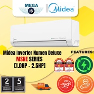 Midea Normal Inverter/Premium Inverter Aircond R32(MSNE/MSAI/MSFAAU) Series (1.0HP - 2.5HP)