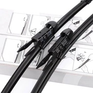 RHD Car wipers สำหรับ Mercedes-Benz S W140 W220 W221 W222 W223 S63 C217 Water spray heating wiper s3