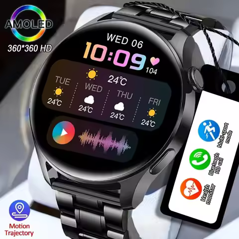 for Honor 9X Pro Huawei Y6 Prime Motorola Moto Smart Watch Men Touch Screen Call Smartwatch Waterpro