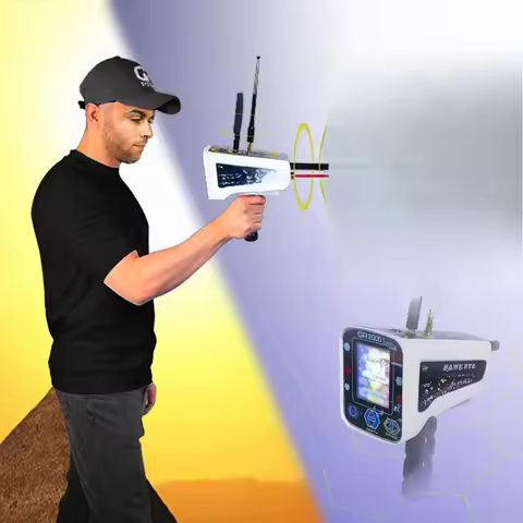 GR2000 Long Range Metal Detector Gold Jewelry Gem Jade Detector TITAN GER1000