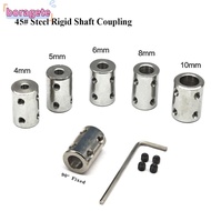BORAGETE Steel Rigid 4/5/6/8/10mm CNC Motor 4mm To 8mm Transmission Connector