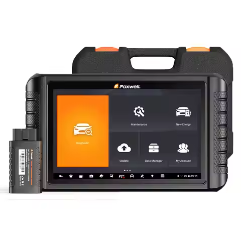 2025 FOXWELL Professional Car Scanner NT1009 Bidirectional Test Advanced ECU Coding 34+ Reset All Sy