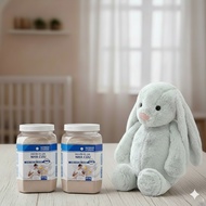 [GIVE COTTON RABBIT] COMBO of 2 boxes of Sheep House Milk Probiotic Cereal 1kg/1 box - Supports Effe