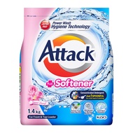 Attack Plus Softener (Sweet Floral) Powder Laundry Detergent 1.4kg