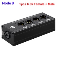 HTA004P-XLR 1X4 Balanced Audio Splitter 1 In 4 Out XLR Audio Splitter XLR Audio Signal Splitter Box