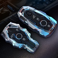 Zinc Alloy Silica Gel Key Cover for Mercedes Benz AMG A C E S Class GLC W203 W210 W176 E43 W213 E300