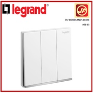 Legrand Galion White 3G 1W Switch 282404