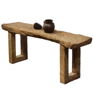 Stool ร้านอาหาร บ้านพักช่วงวันหยุด ไม้เนื้อแข็ง ไม้เนื้อแข็ง วินเทจ ยาว ไม่ต้องประกอบ ไม่ต้องติดตั้ง