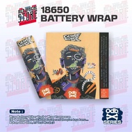 Stiker Wraps Baterai 18650 Odebe x CREAMSIE WHIEAMSIEFull Original Desain Termurah Untuk Melindungi