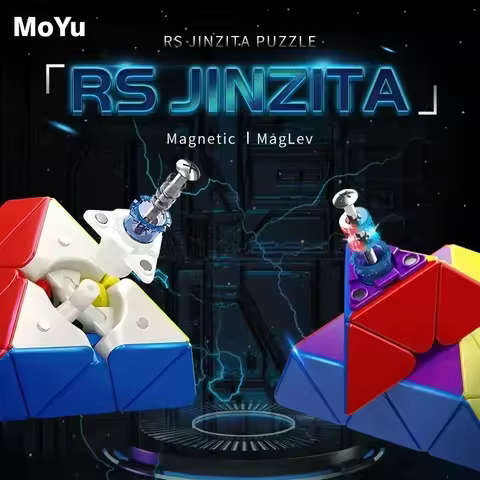 [Cube Crazy] MOYU RS Pyraminx Magnetic Magic Speed Cube RS M Maglev Professional Fidget Toys RS M Py