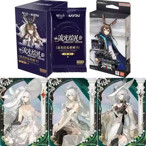 KAYOU Genuine Arknights Card Arknights Pearlescent Pageantry Luminescent Serenade Series SE SC Game 