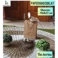 Brown Paper Bag 14x8x21 cm/Gift Bag/Paper Bag