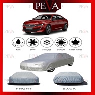 Peugeot 508 New PEVA Resistant Car Cover Full Protection Outdoor Waterproof Rain Dust Penutup Kereta Selimut