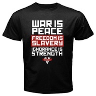 NewIngsoc Slogan George Orwell 1984 Big Brother Socialism War Is Peace T-Shirt Christmas Gift Black 388597