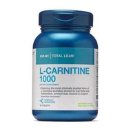 [全場最平旺角門市現貨] 美國 GNC 塑身 L carnitine 1000mg (左旋肉鹼) 60粒 減肥配方 Total Lean™ Burn 60™ CLA Q10