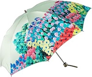 Aurora 1CN 12002 Women's Folding Umbrella, Mint Green, One Size Fits Most, mint green