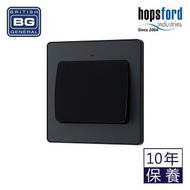 BRITISH GENERAL - Evolve PCDMG31WB 20A 大按開關-雙極-電源指示燈 Matt Grey 啞光灰