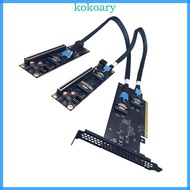 KOK Optimized SCSI PCIe Expansion Card Provides SFF 8654 8i to SAS4 0 Adapter 24GB s Transfer For Bu