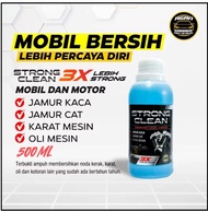 Mobil Bersih Lebih Percaya Diri Strong Clean 3X Lebih Kuat Mobil dan Motor 500 ML Jamur Kaca Jamur C