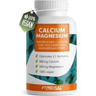 180 Calcium Magnesium Capsules - High Dose，Contains daily800 Milligrams of Calcium and400 mg magnesi
