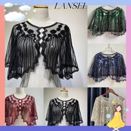 LA Flapper Shawl Fashion 1920s Wedding Sequin Deco