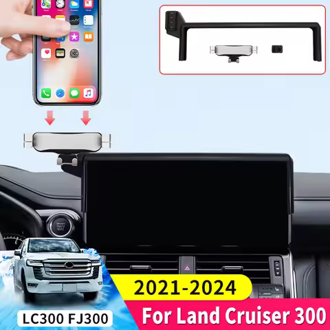 For Toyota Land Cruiser 300 2021-2024 Car Dedicated Phone Holder LC300 FJ300 Interior bracket Modifi