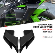 For ZX 6R ZX636 ZX6R ZX 636 2024 2025 Side Wing Side Fairing Side Spoiler Motorcycle Spoiler Aerodyn