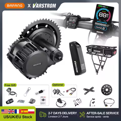 BAFANG 750W 1000W 250W BBS02B BBSHD BBS01B Mid Drive Motor Electric Bike Conversion kits Ebike Engin