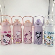 1PC Sanrio Kitty Kuromi Cinnamoroll Melody Cartoon Cute Inner Stainless Steel Material Convenient To