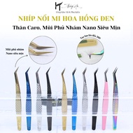 Pakistani Black Rose Eyelash Extension Tweezers T-99, 3D-20D Picker, False Eyelash Tweezers - Thuy H