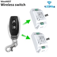 RF 433MHz remote control switch, lamp switch modification, wireless switch