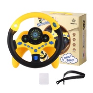 BETTERLINE Toy Wheel for Kids, Driving Simulation with Lights and sounds, Pretend Driving Toy for Bo