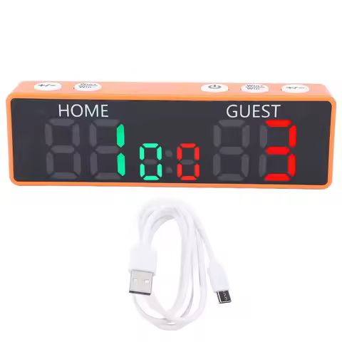 Tabletop Games Scoreboard Mini Digital Scoreboard 6 Digits Portable Tabletop for Board Games Chess B