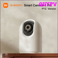 QUYPV กล้องวงจรปิดแบบ360องศา Xiaomi 3 Pro PTZ เวอร์ชันเต็มสี HDR 2.4/5GHz เกตเวย์ตาข่าย AI/มนุษย์/สัตว์เลี้ยง/ทารกตรวจจับ360 ° กล้องนิรภัย APITV