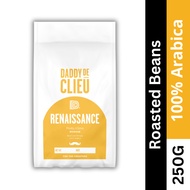 Daddy De Clieu Renaissance Roasted Coffee Beans 250g Brazil and Ethiopia Blend Medium Roast