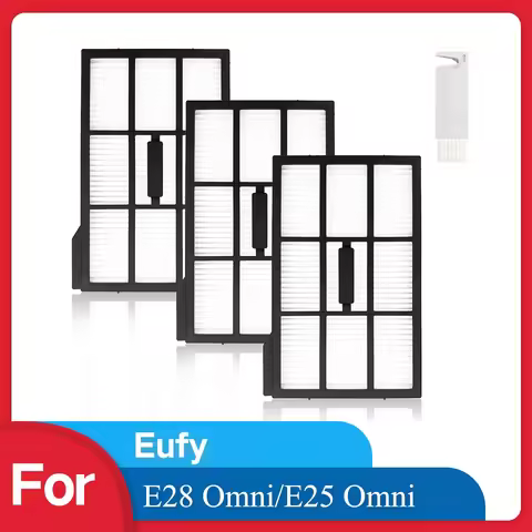 Replacement HEPA Filters Compatible with Eufy E28 Omni/E25 Omni Robot Vacuum Cleaner, Accessories Ki