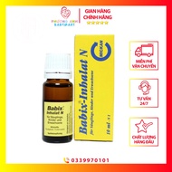 Babix Inhalat N Steam Essential Oil German Standard 10ml Anti-Suffocating Nose For Children From 3 Months Old