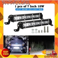 6 Led Car Work Light 18 Watt Fog Lamp 4 X4 Sport light 18Watt 7 inch Lampu Spot Light 4x4