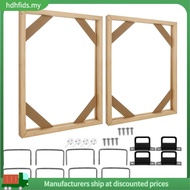 [in ]2 Set DIY Solid Wood Canvas Frame Kit, 16X20 Inch Canvas Frame Stretcher Bars Wood for Oil Pain
