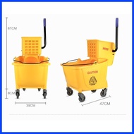 ⭕ ✻ ☮ Industrial Mop Squeezer Bucket 25L Liters Mop Squeezer Compress (BLUE)