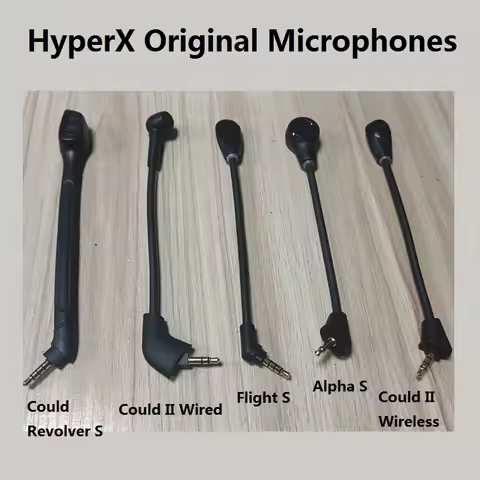 New Original Microphones For Hyperx Cloud 2 Cloud II,Flight S,Alpha S,Revolver S Gaming Headphones R