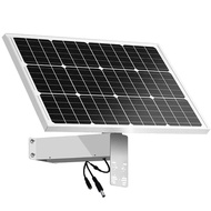 แผงโซล่าเซลล์ กล้องวงจรปิด แผงโซล่าเซลล์พร้อมแบตเตอรี่ในตัว 40W CCTV 30W/60W ใช้นาน48ชม.เลือกแบบก่อน