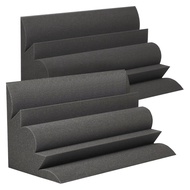 2 Pack Bass Trap Acoustic Soundproof Foam Large Size Sound Absorption Studio Corner Foam for Home Kt