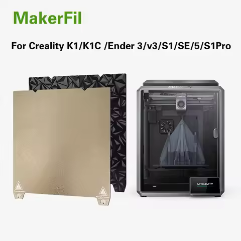 For Creality K1 K1 MAX Build Plate 310X315mm 235X235mm PET PEO PEI Sheet PEK PES Textured Smooth Cha