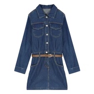Vintage Slimming Denim Dress