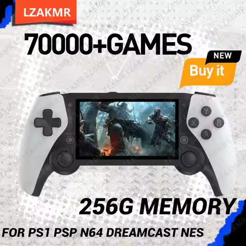 256G 70000+ Games 3D Joystick Handheld HDTV Game M25 4.3'' Screen Player Retro Portable Video Game F