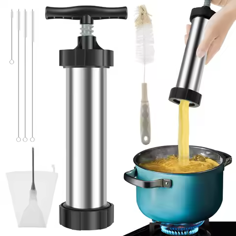 Churro Maker Kits Reusable Stainless Steel Churro Maker Set Safe Churro Maker Machine with Piping Ba
