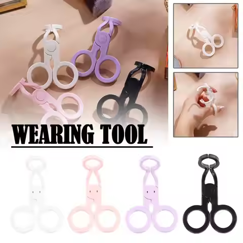 Wear Cosmetic Contact Lenses Artifact Contact Lenses Auxiliary Device Hand Brace Eyelids Wearing Too