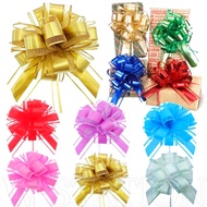 Colorful Snow Yarn Pull Bow Ribbon / Present Wrapping Box Pull Flower / Double-Layer Bow Knot Ribbon / Big Bowknot Car Decoration / DIY Wedding Birthday Party Supplies